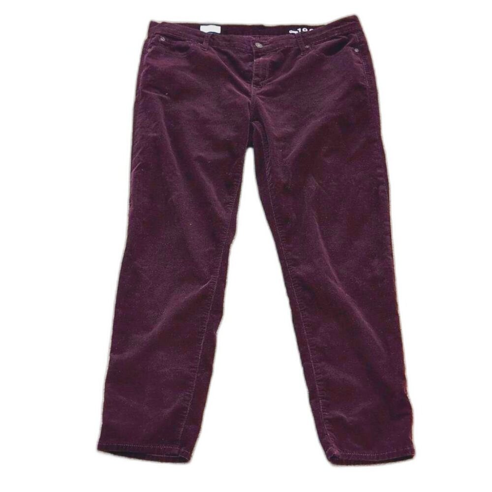 GAP 1969 Women's Maroon Straight Leg Legging Jeans 33/16